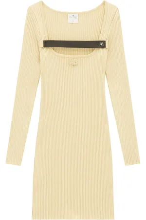 Courrèges Robe Racer à coupe courte