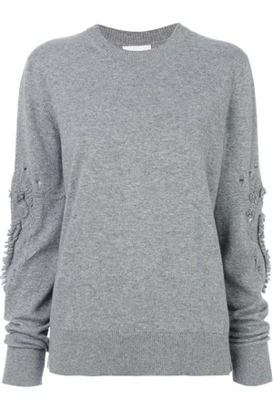 Barrie Pull en cachemire à manches texturées