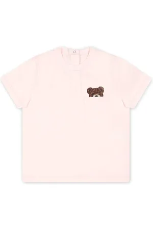 Fendi T-shirt en coton stretch à imprimé ourson