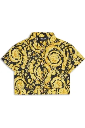 VERSACE Chemise à imprimé baroque