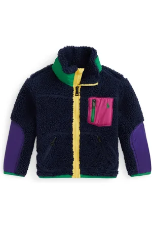 Ralph Lauren Veste en peau lainée artificielle
