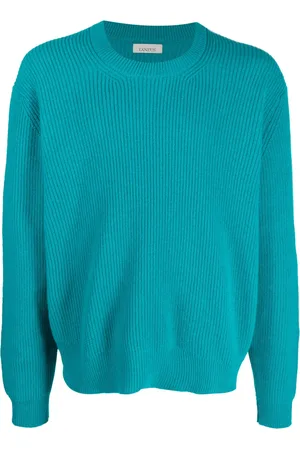 LANEUS Pull en maille nervurée