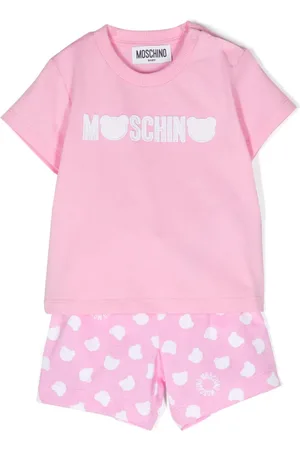 Moschino Ensemble t-shirt-short à logo Teddy Bear