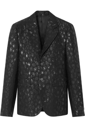 VERSACE Blazer imprimé à simple boutonnage