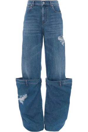 J.W.Anderson Jean Bucket à effet usé