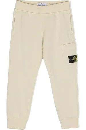 Stone Island Pantalon de jogging à patch logo