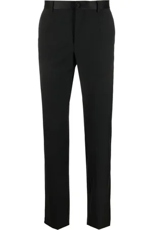 Philipp Plein Pantalon droit en laine mélangée