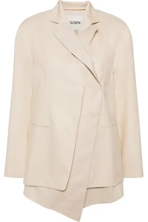 GOEN.J Blazer superposé à simple boutonnage