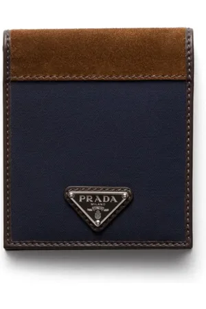 Prada Portefeuille à logo triangulaire