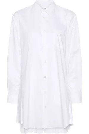 JUNYA WATANABE Chemise en popeline à design plissé