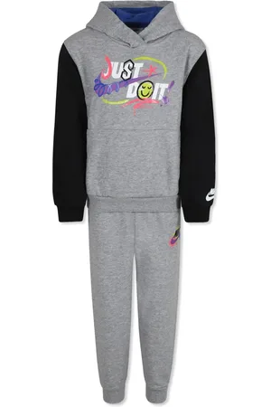 Nike Survêtement en coton à logo imprimé