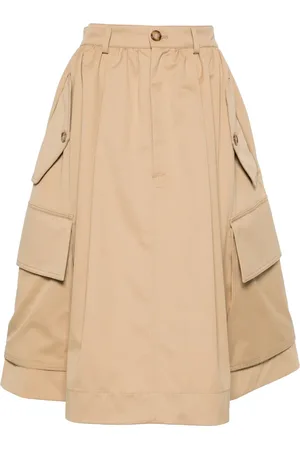 Moschino Jupe en coton à poches cargo