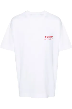 Givenchy T-shirt en coton à imprimé 4G Stars
