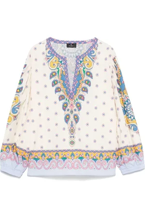 Etro Blouse à motif cachemire