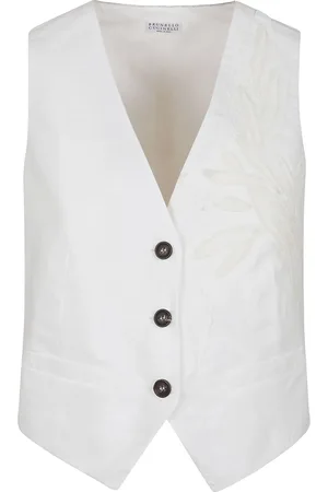 Brunello Cucinelli Veston à broderies
