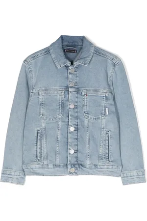 Tommy Hilfiger Veste en jean à logo brodé