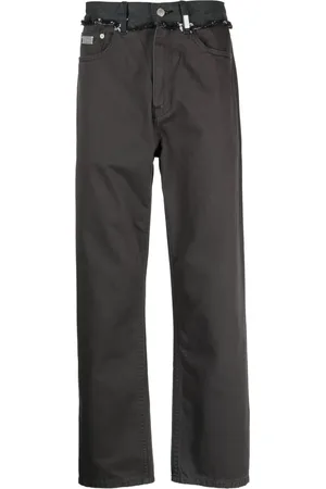 Izzue Pantalon droit à taille basse