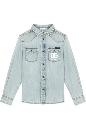 Dolce & Gabbana Chemise en jean à logo DG