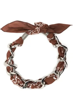 Fabiana Filippi Collier à détail de foulard