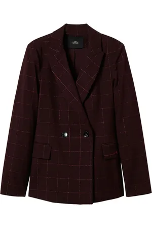 Twin-Set Blazer croisé à carreaux