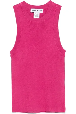 DKNY Débardeur en maille à design nervurée