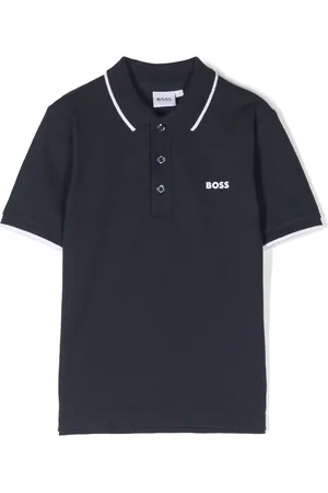 HUGO BOSS Polo à logo imprimé