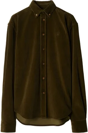 Burberry Chemise en velours côtelé