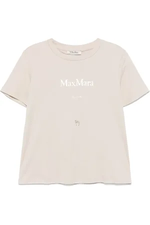 Max Mara T-shirt à logo imprimé