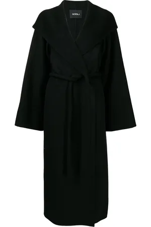 GOEN.J Manteau croisé à taille nouée