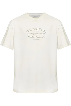 Golden Goose T-shirt à slogan imprimé