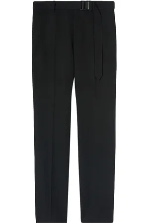 OFF-WHITE Pantalon slim à taille ceinturée