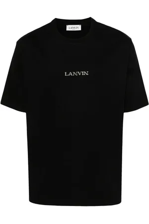 Lanvin T-shirt en coton à logo brodé