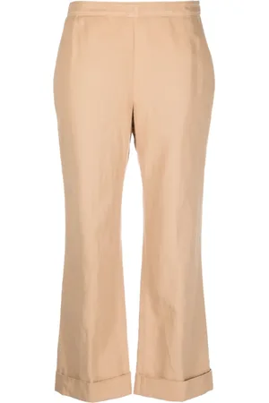 Aspesi Pantalon court à coupe évasée