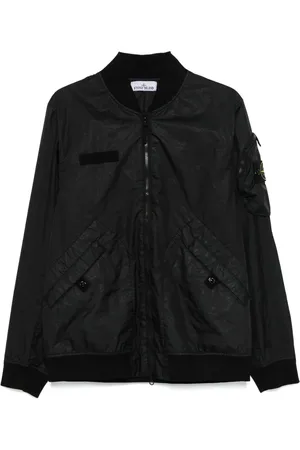 Stone Island Veste bomber à patch Compass
