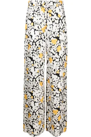 Lanvin Pantalon ample à fleurs