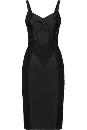 Dolce & Gabbana Robe à empiècements en dentelle