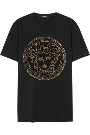 VERSACE T-shirt en coton à motif Medusa Head