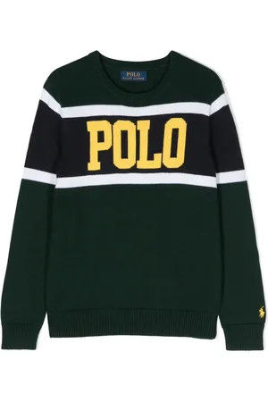 Ralph Lauren Pull à logo en intarsia