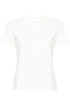 Moncler T-shirt en coton à logo brodé