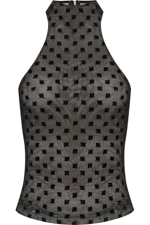 MISBHV Débardeur à motif monogrammé