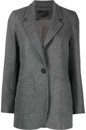 LORENA ANTONIAZZI Blazer boutonné à design chiné
