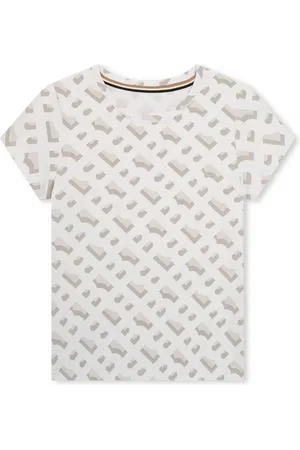 HUGO BOSS T-shirt à imprimé monogrammé