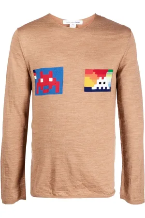 Comme des Garçons Pull à imprimé graphique