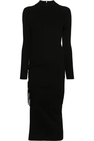 Michael Kors Robe mi-longue à design froncé