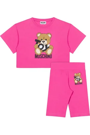 Moschino Ensemble t-shirt-legging à imprimé Teddy Bear