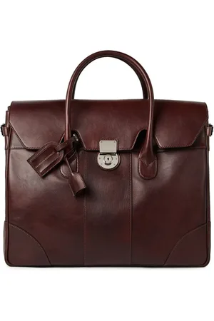 Brunello Cucinelli étiquette pour bagage en cuir