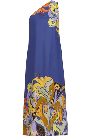 Marie Oliver Robe asymétrique Jae à fleurs
