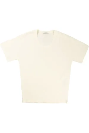 LEMAIRE T-shirt en coton à manches courtes