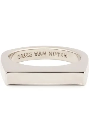 DRIES VAN NOTEN Chevalière à logo gravé