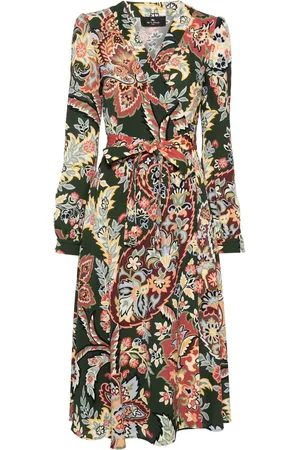 Etro Robe mi-longue à fleurs